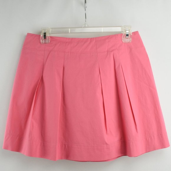 Theory | Pink Pleated Mini Skirt Size 10 - Picture 9 of 14